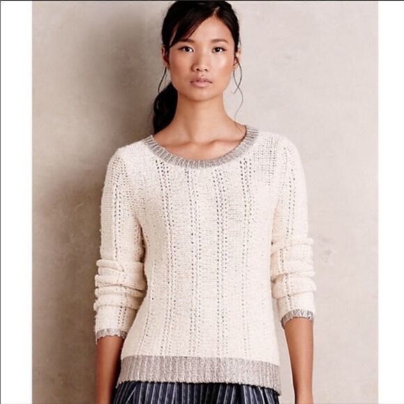 Anthropologie Moth Chunky Knit Sweater - Picture 1 of 6